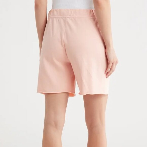 James Perse Drawstring French Terry Shorts in Venus - Picture 2 of 3